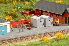 Auhagen 13359 - TT - Wellblechschuppen Öllager